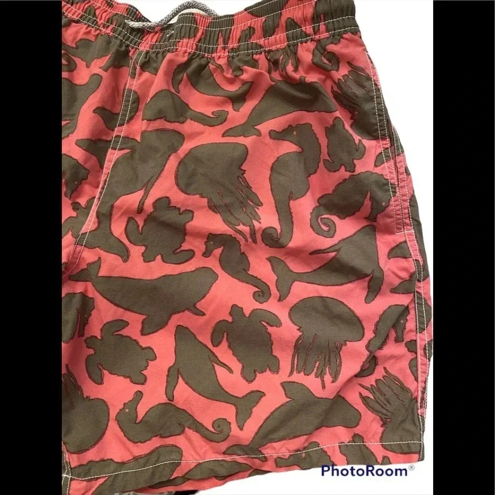 Vilebrequin Sea Creature Swim Trunks Sz XXL